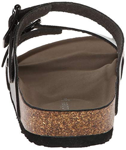 Madden Girl Women's Brando Slide Sandal, Black Paris, 8.5 #TOP2