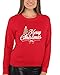 Go All Out X-Large Red Adult Merry Christmas Fashion Sweatshirt Crewneck
