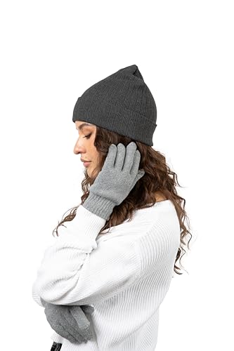 12 Pack Winter Beanie Hats for Men Women, Warm Cozy Knitted Cuffed Skull Cap, Wholesale