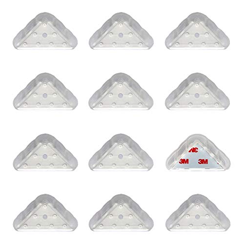 Protège-coins de table bébé APPASON double structure lot de 12 protections d'angle pour meuble