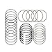 Vroelos 30731512 31330245 STD Engine Piston Ring Set, Replacement Piston Rings Fit for 2003-2014 Volvo S40 S60 S80 C30 C70 2.4 2.5 L5 B5244S B5254T