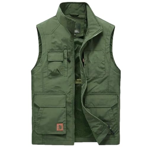 Chaleco de hombre delgado y ligero con cremallera chaleco monocolor de entretiempo EN8 XS
