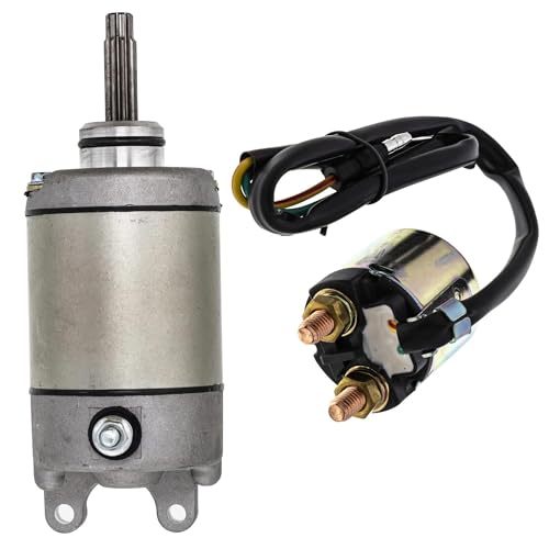 SOYTZBMK Accesorios de Arranque Motor De Arranque Reemplaza 31200-HN1-A41 Y Solenoide De Arranque Reemplaza 35850-HM8-A41 ATV para Honda para Sportrax 400 TRX400EX 2005-2008 Repuestos De Motocicleta