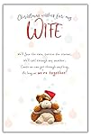 Emotional Rescue Christmas Wishes for my Wife Greetings Card, As Long As We're Together, Xmas Card Wife, Multi-Coloured, 9 x 6 inches