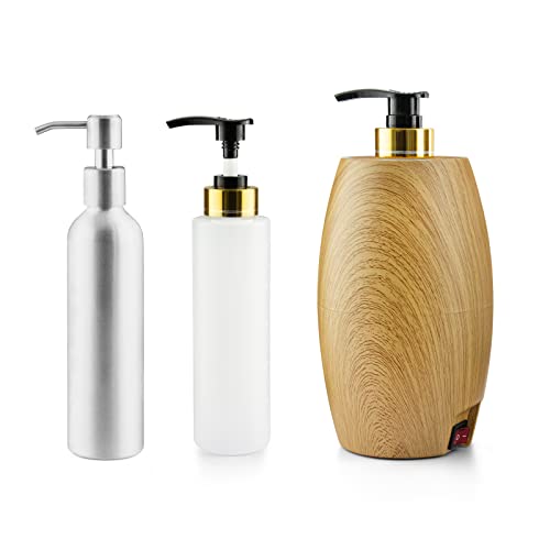  Scaldabiberon elettrico con una bottiglia di plastica da 270ML che scalda il gel dell\'olio per massaggi, portatile per il salone che prepara prima del massaggio Elitzia ETOH843M (Natural)