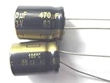  470UF 63V 105C Low Esr Size 16mm x 20mm Panasonic  x2pcs