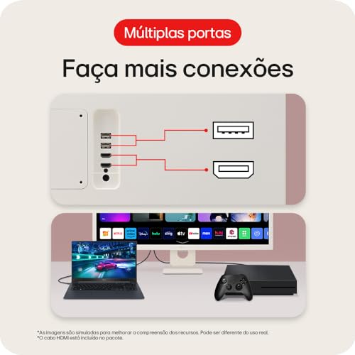 Monitor LG MyView Smart - Tela IPS de 32”, FHD, WebOS, ThinQ Home, Air Play 2, Screen Share, Bluetoo