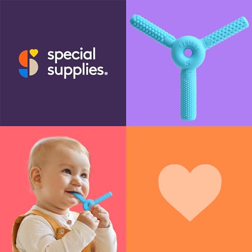 FLUXY Oral Motor Tool Therapy Sensory Motor Aid with 3 Unique Textures Blue - Image 8