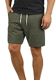 Blend Mulker Herren Sweatshorts Kurze Hose Jogginghose mit Kordel Regular Fit, Größe:M, Farbe:Ivy Green (77026)