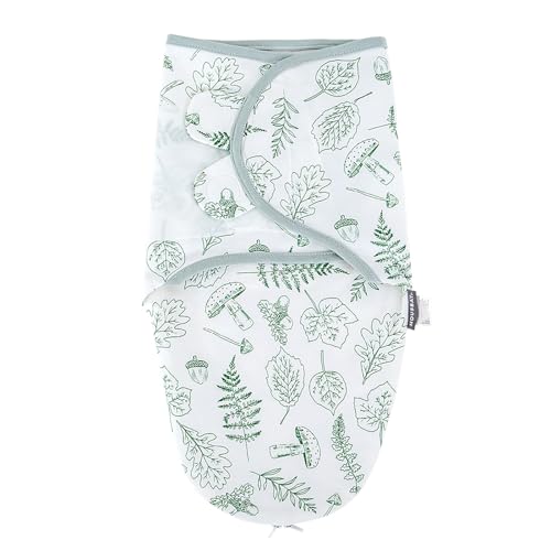 Image of HOUSBAY Baby Swaddle Blanket Boy Girl,Super Soft Material Newborn Adjustable Swaddles for 0-3 Months,2-Way Zipper Sleep Sack 1 Pack