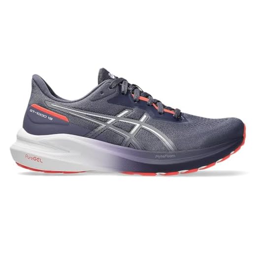ASICS Tênis de corrida feminino Gt-1000 13, ÍNDIGO/BRANCO, 37
