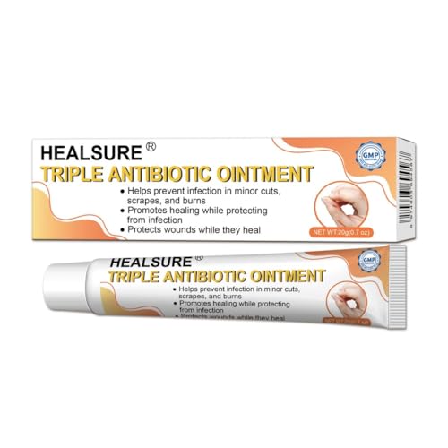 Crema cicatrizante de heridas-20g, Hypoallergenic, Vegan, Adecuado para abrasiones, cortes y quemaduras