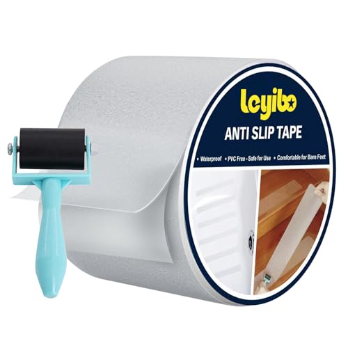 anti slip tape clear waterproof outdoorindoor with roller 434 x 35ft non slip traction grip tape for bathtubs boats stairs pools transparent soft comfortable for bare feet 434 x 3539