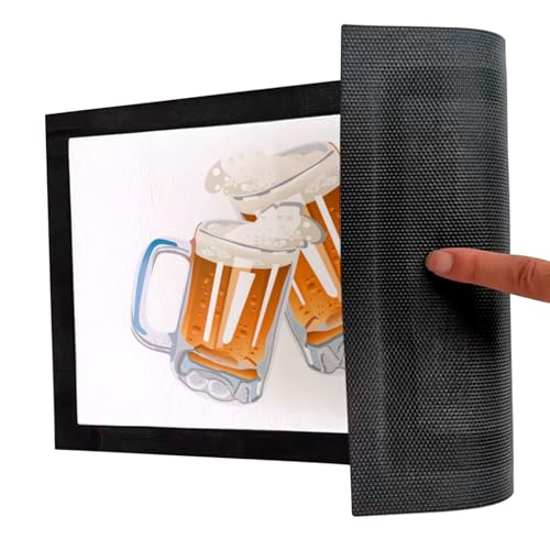 Paillasson Biere Pression Antidérapant - Evite les Traces de Pas Tapis 60x40
