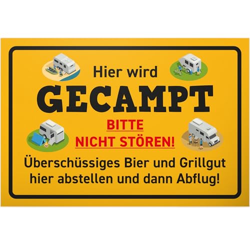Compare prices for Lustige Campingplatz & Wohnmobil Sprche across all  European Amazon stores
