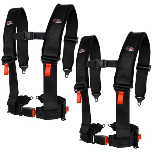 TUSK 4 Point 3 inch H-Style Safety Harness Kit | 2-Seater | Talon 1000R/1000X