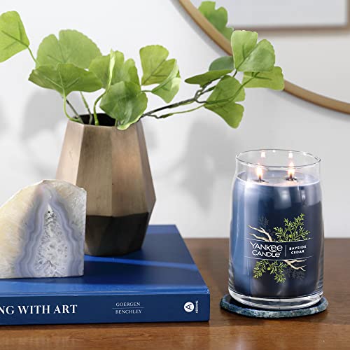 Yankee Candle Bayside Cedar Scented, Signature 20Oz Large Jar 2-Wick Candle, Over 60 Hours Of Burn Time #TOP3