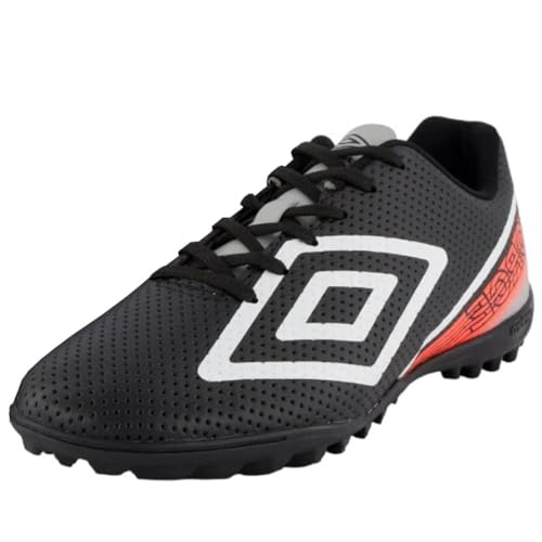 Chuteira Society, Force, Umbro, Masculina, Preto/Branco/Coral, 43
