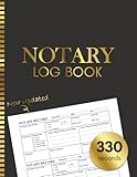 Notary Log Book: Notary Public Record Book, Notary Book Journal, Notaria Act Log Sheets, Notary Record Template Notebook