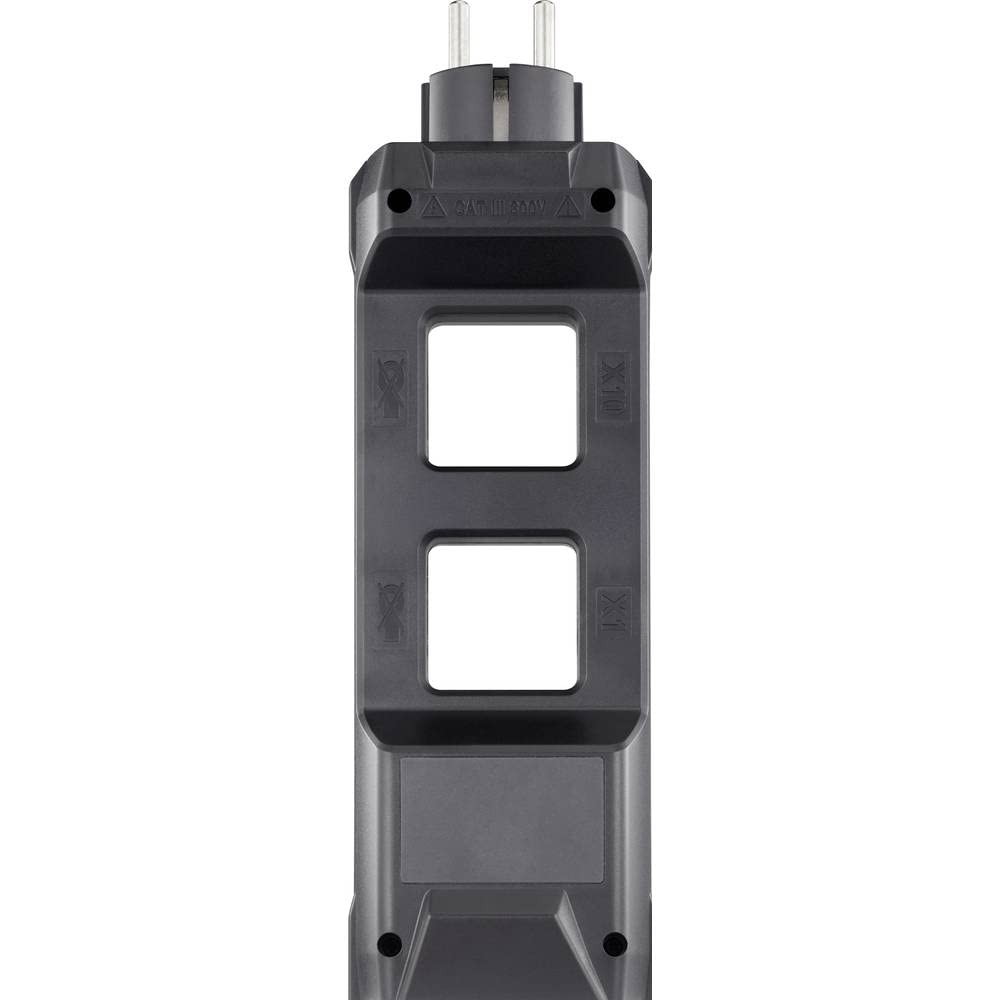 VOLTCRAFT DMA-1L 16 adapter wtykowy - ciemnoszary