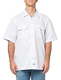 Dickies Short Sleeve Work Shirt, White, S