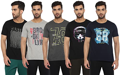 Image of Ap'pulse Men's Printed Short Sleeve Sport Tshirt Combo Pack