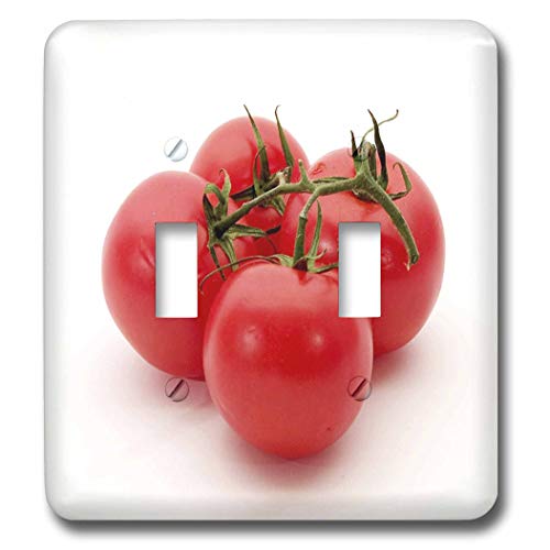 Interrupteur 4 tomates rouges à bascule 3dRose pour rénovation mur - 2