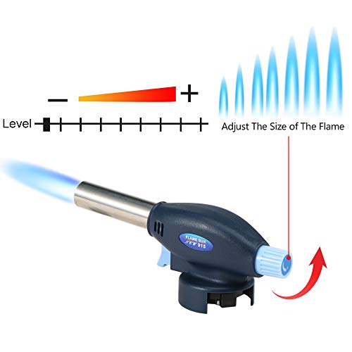 Ferramenta ao ar livre, Romacci Tocha a gás portátil Acampamento ao ar livre Queimador de gás butano