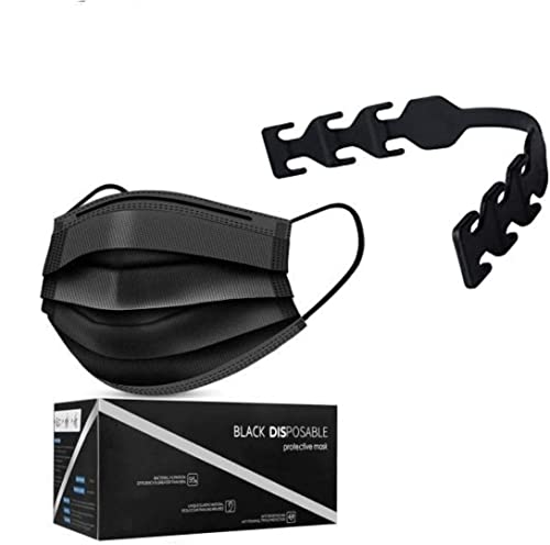 Image of Surgical Mask for Men & Women | Certified by ISO & CE to Protect Mouth Droplets Dust and Pollution| Combo 100| 200| 50 Pcs With 1 Adjustable Extender Starps