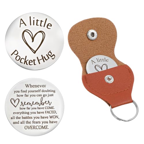 Pocket Hug Inspirational Gift for Women Encouragement Best Friend Birthday Gift for Bestfriend Bff Bestie Support Cheer up Long Distance Friendship Cancer Patients Gifts Thoughtful Gifts for Men