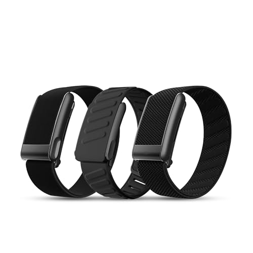 DADO Multi-Pack Wrist Bands Compatible with Whoop 5.0, Peak, One & Life MG – Hydroknit Nylon, Sport Silicone, Premium Nylon – Replacement Straps with Hook, Clasp, Quick Link Slider (All Black)