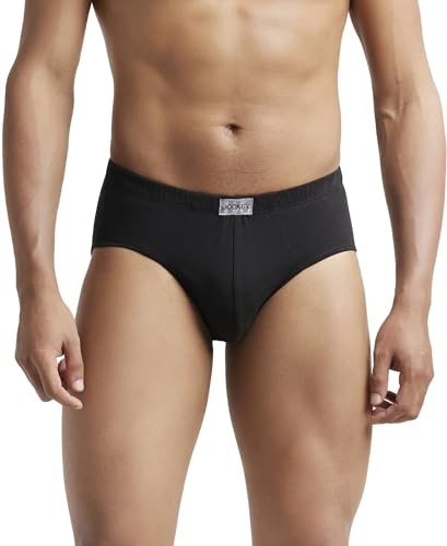 Image of Jockey 8035 Men Super Combed Cotton Solid Brief with Ultrasoft Concealed Waistband (Pack of 2)