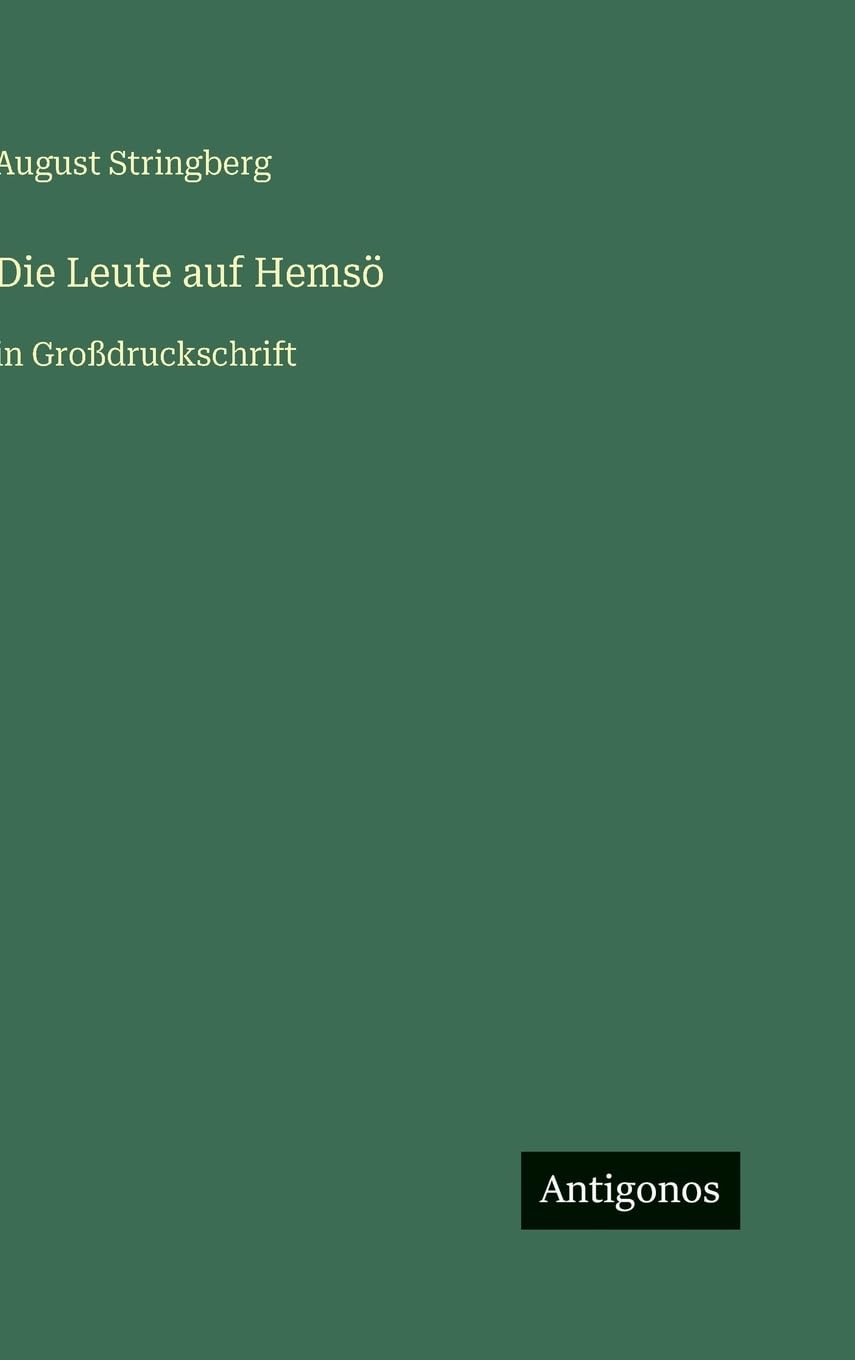 Die Leute auf Hemsö: in Großdruckschrift