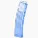 Produktbild Gewehrkugel Bullet Clip Kunststoff Transparent Soft 22 Darts Kugeln Gun Clips Cartridge Halter für Kinder Spielzeugpistole(Blau)
