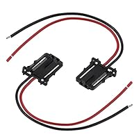 ECSiNG 2 x 2 Pin Verbindungsstecker kompatibel mit VW Audi Skoda Seat 3B0972702 1J0971972 Auto LED Tür Warnlicht Kabelbaum Fahrzeugzubehör Elektrische Komponenten Verdrahtung Webstühlen