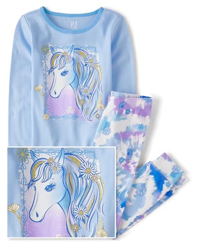 The Children's Place Girls' Long Sleeve Top and Pants Snug Fit3