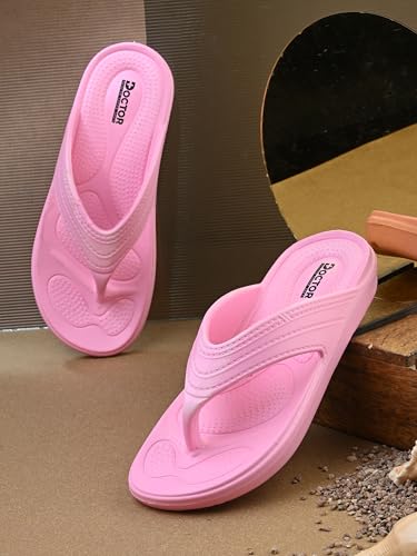 Image of DOCTOR HEALTH SUPER SOFT Women Soft EVA Flip Flops | Lightweight Cushioned Thong Slippers | Anti-Slip Comfortable Everyday Wear Sandals for Indoor Outdoor Use