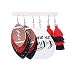 Pendientes colgantes de piel sintética con forma de lágrima para mujeres y niñas, bohemios y ligeros, Metal Cuero, ágata,