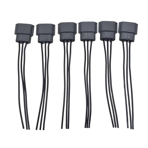 Zócalo bobina encendido impermeable Infiniti EX35 arnés pigtail J48817102 6 PCS