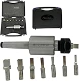 MachEl MT2 Shank Rotary Broach Kit with ER-20 Adapter & 7-Piece Square Broach Set – Precision Machining Tools for CNC and Milling Operations