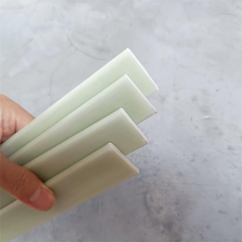 White Glass Fiber Sheet Strip 5X25MM Fiberglass Rod Length 570mm Insulation Corrosion Resistant Material - (Color: 1PC 5X25X570MM, CN)