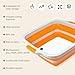 3 Ducks Foldable BBQ Prep Tub Orange 16