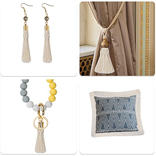 10 Yards X 6Cm Wide Cotton Tassel Fringe Trim Lace Fibre Tassel Fringe Trim For Clothes Accessories Diy Sewing Craft Lamp Shade Decoration Wedding Dress #TOP5