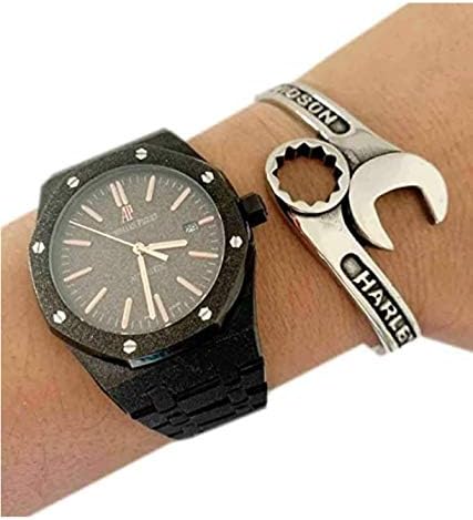 INTERNATIONAL BRANDS EXCESS STOCK TRADING U.K. I BEST U.K Men Designer Bracelet Vintage Tool Open Ring Wrench Cuff Mechanic Spanner Bangle - Image 4