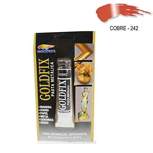 Pasta Metálica Goldfix 20 ml Corfix Avulso Cobre 242