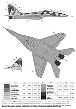 Amazon | デカールMikoyan MIG-29UB、ウクライナ空軍、デジタル