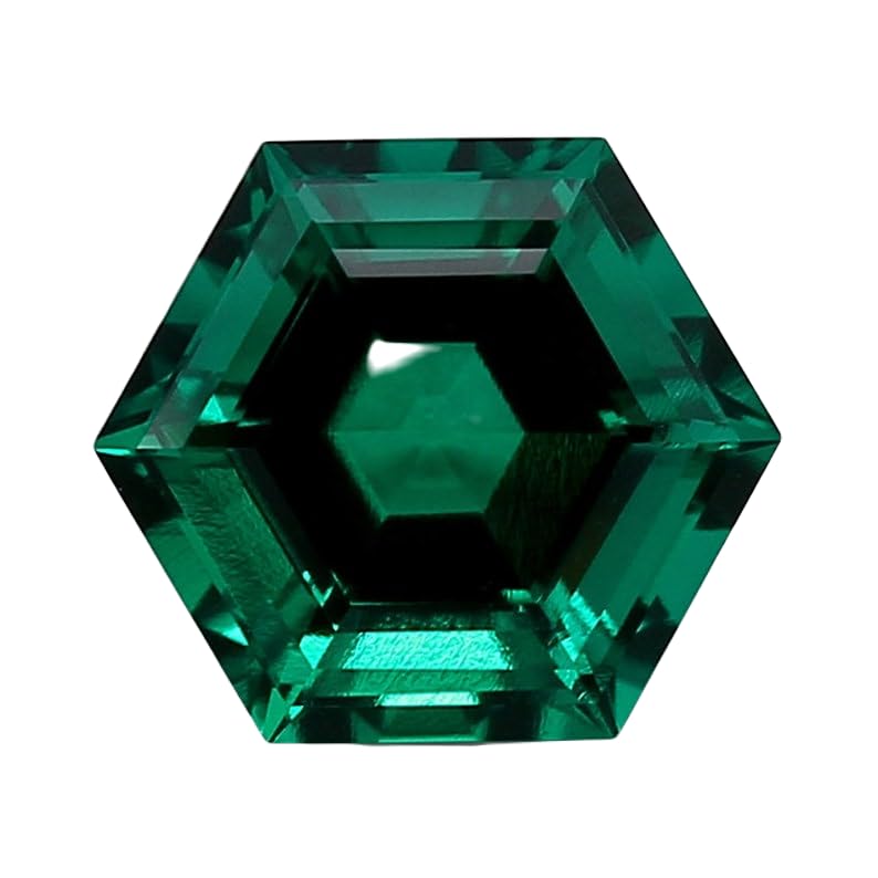 Émeraude naturelle de prestige 5 x 5 mm, gemme à facettes pour joaillerie