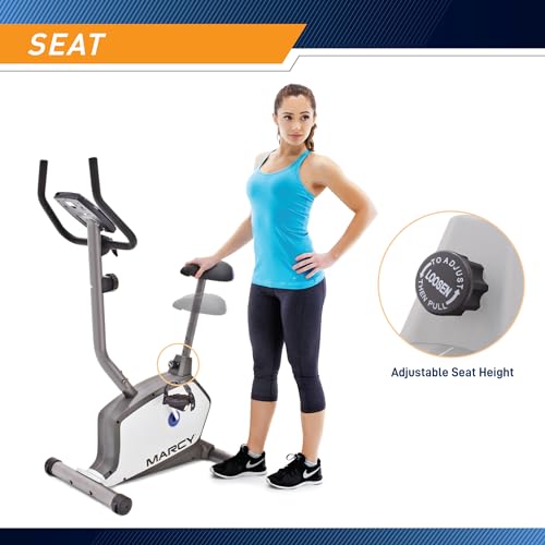 Image of Marcy Stationary Exercise Indoor Bicycle with 8 Magnetic Resistance Levels