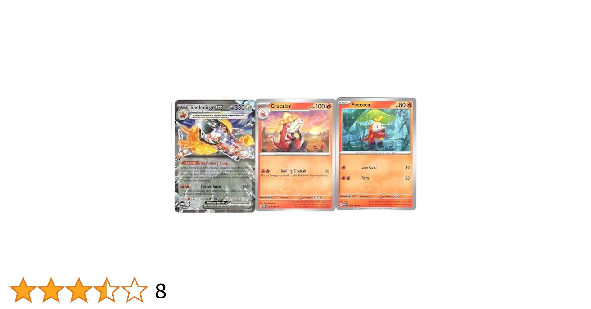 Amazon.com: Skeledirge ex - 137/182 - Paradox Rift - Tera