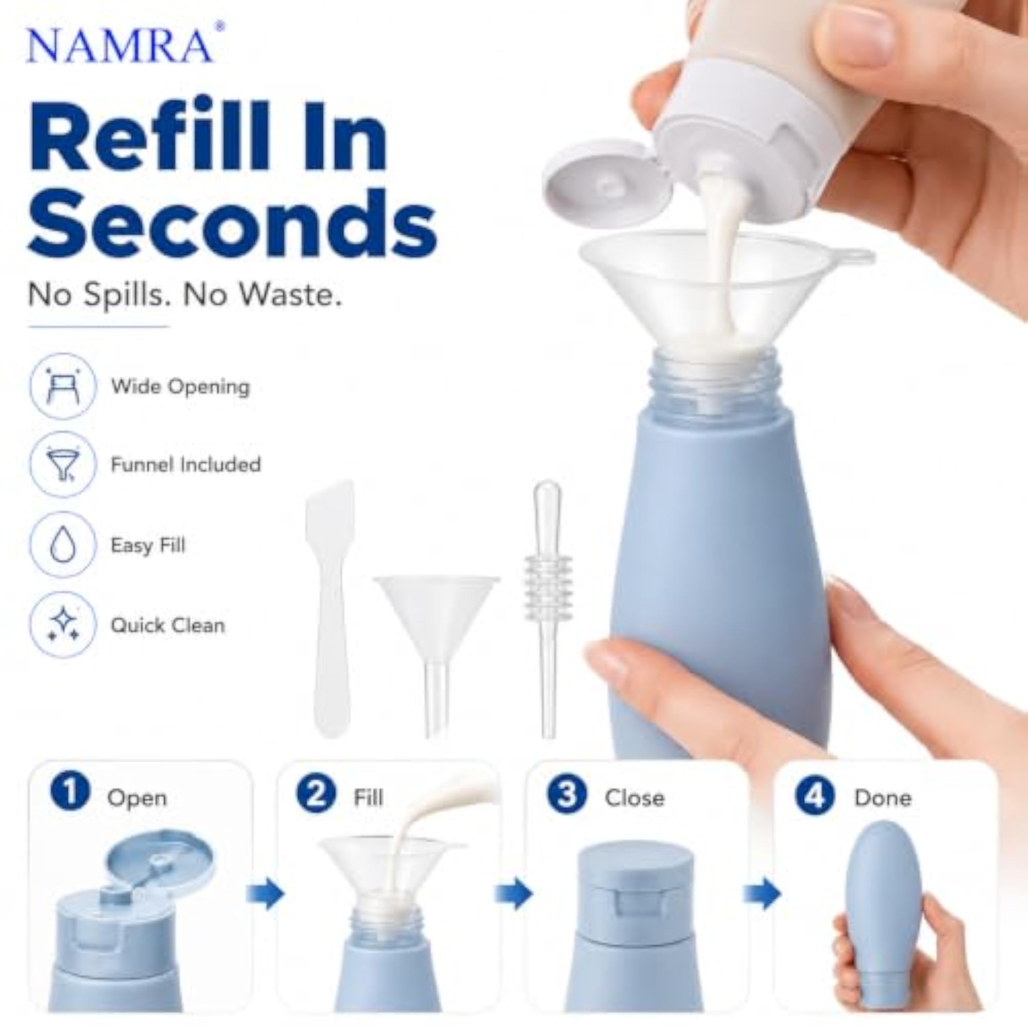 Travel Bottles Kit 11 PCS Toiletries Organizer
